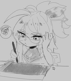 Kei doodling