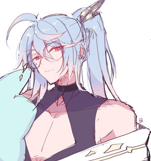 First drawing of Genderbent Kei