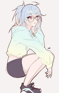 Casual/sporty outfit sketch